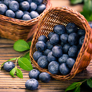 Blueberry can help boost brain power.