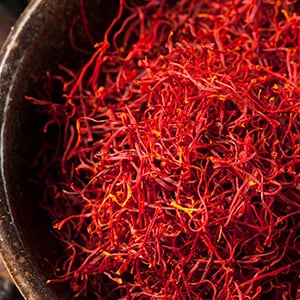 Saffron is one of the top cooling spices to use in the summer.