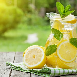 Lemon water is a popular detox drink.