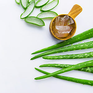 Aloe vera is great for dry skin.