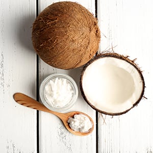 Coconut oil can be used as an alternative natural fluoride.