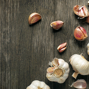 Garlic is one of many foods that are high in zinc.