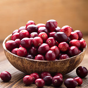 Cranberries are one of many foods that support kidney function.