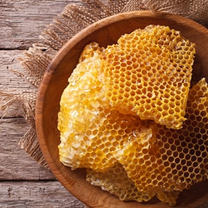 Organic beeswax can be used for cooking or as a skin moisturizer.