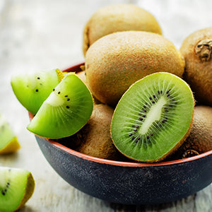 Kiwi is one of many fruits that are rich in calcium.