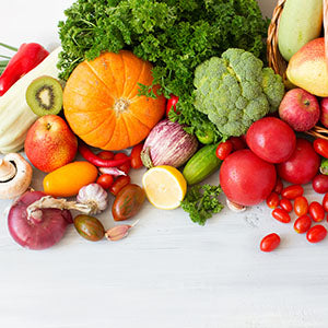 Vegetables and fruits are part of the vegan food list.