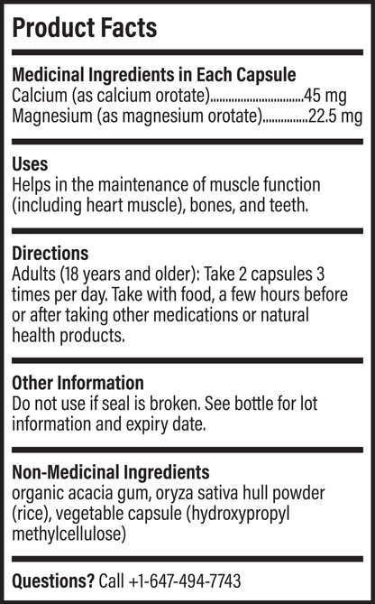 Calcium & Magnesium Canada