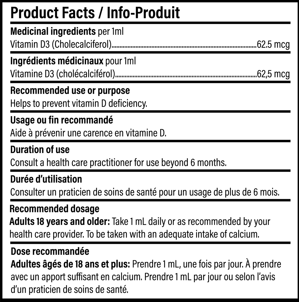 Vitamin D3 Canada